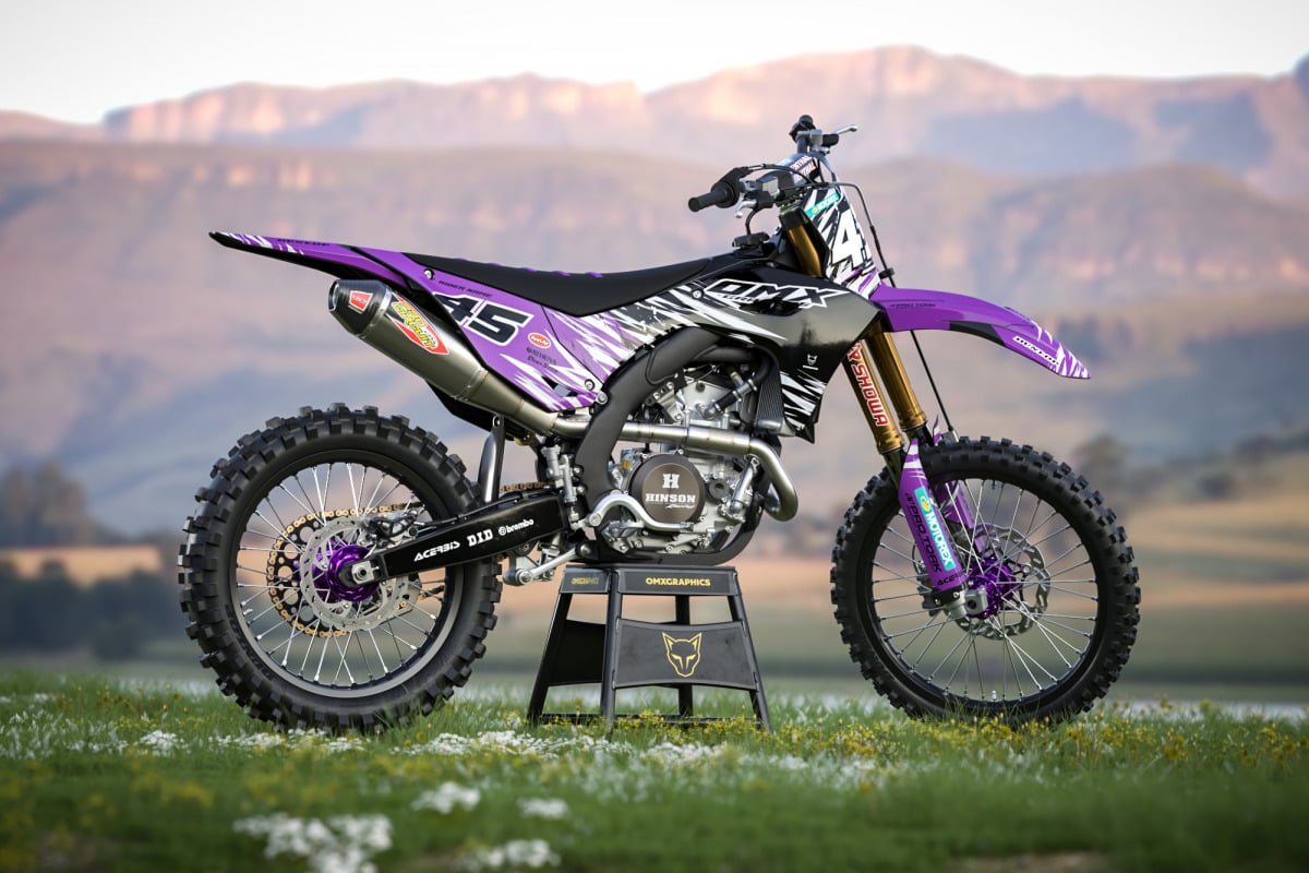 Kawasaki Dirt Bike Graphics Kit Ripcore 2 Promo