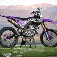 Kawasaki Dirt Bike Graphics Kit Ripcore 2 Promo