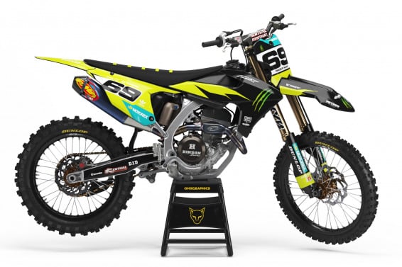 Monster Dirt Bike Graphics for Triumph Mx 2