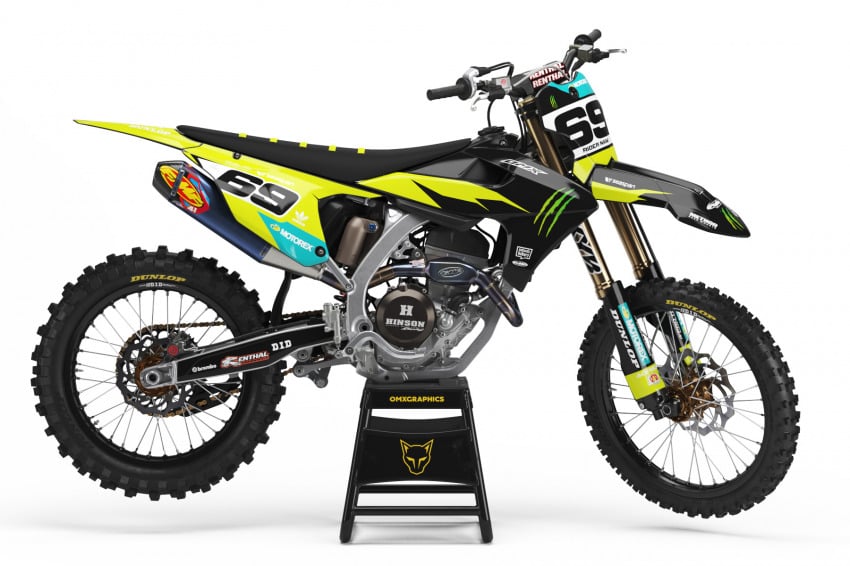 Monster Dirt Bike Graphics for Triumph Mx 2