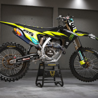 Monster Dirt Bike Graphics for Triumph Mx 2 Promo
