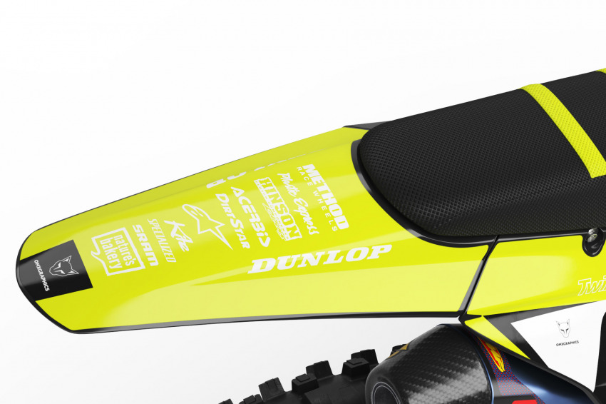 Monster Dirt Bike Graphics for Triumph Mx 2 Tail