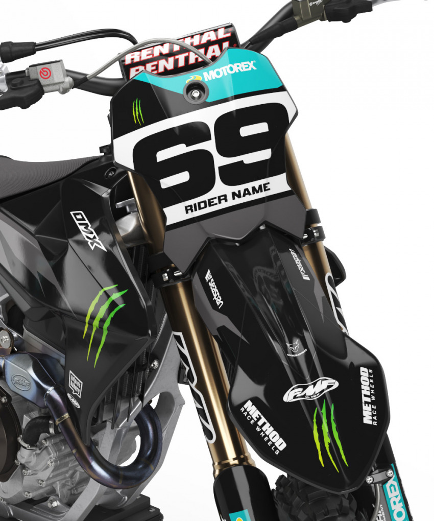 Monster Mx Graphics for Triumph Dirt Bike Front