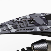Mx Graphics Kit for Beta Dirt Bike Army Grey Tail
