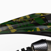 Mx Graphics Kit for Beta Dirt Bike Army Tail