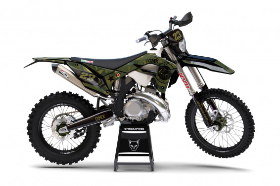 Mx Graphics Kit for Sherco Dirt Bike Army