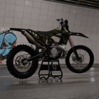 Mx Graphics Kit for Sherco Dirt Bike Army Promo