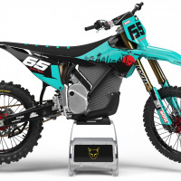 Mx Graphics Kit for Stark Varg Japan Teal