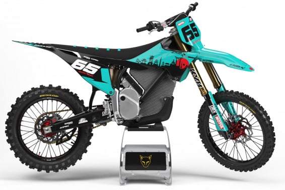 Mx Graphics Kit for Stark Varg Japan Teal