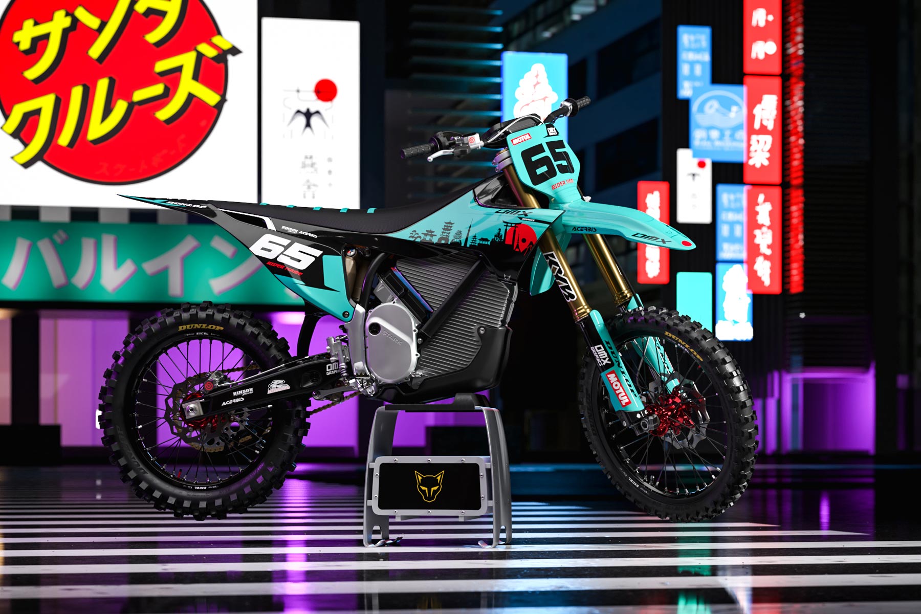 Mx Graphics Kit for Stark Varg Japan Teal Promo