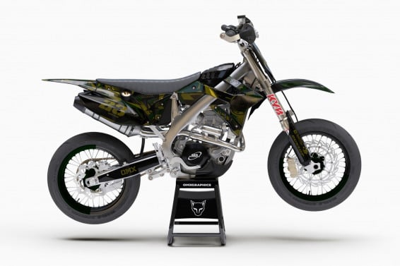 Mx Graphics Kit for TM Racing Dirt Bike Army