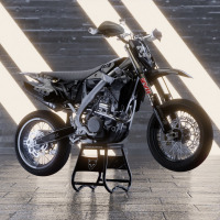 Mx Graphics Kit for TM Racing Dirt Bike Army Grey Promo