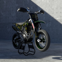 Mx Graphics Kit for TM Racing Dirt Bike Army Promo