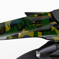 Mx Graphics Kit for TM Racing Dirt Bike Army Tail
