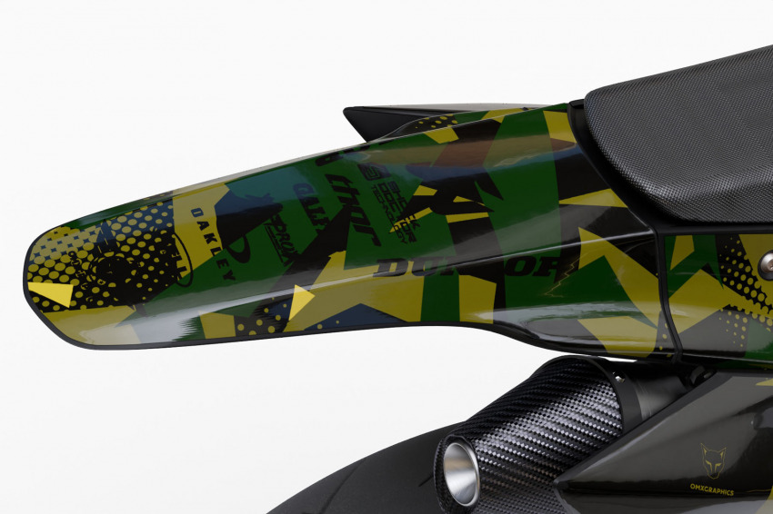 Mx Graphics Kit for TM Racing Dirt Bike Army Tail