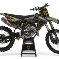 Mx Graphics for Triumph Dirt Bike ARMY