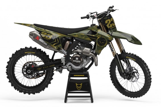 Mx Graphics for Triumph Dirt Bike ARMY
