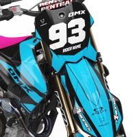 Mx Graphics for Triumph Dirt Bike Core Front