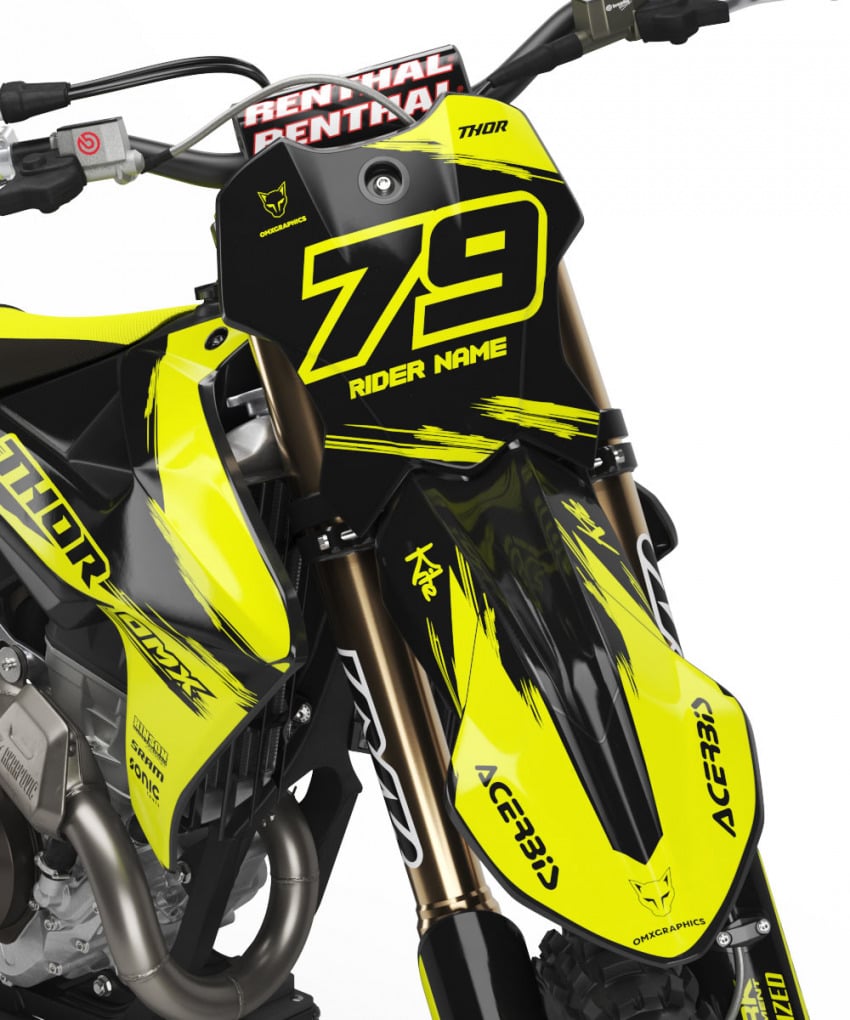 Mx Graphics for Triumph Dirt Bike Punch Front