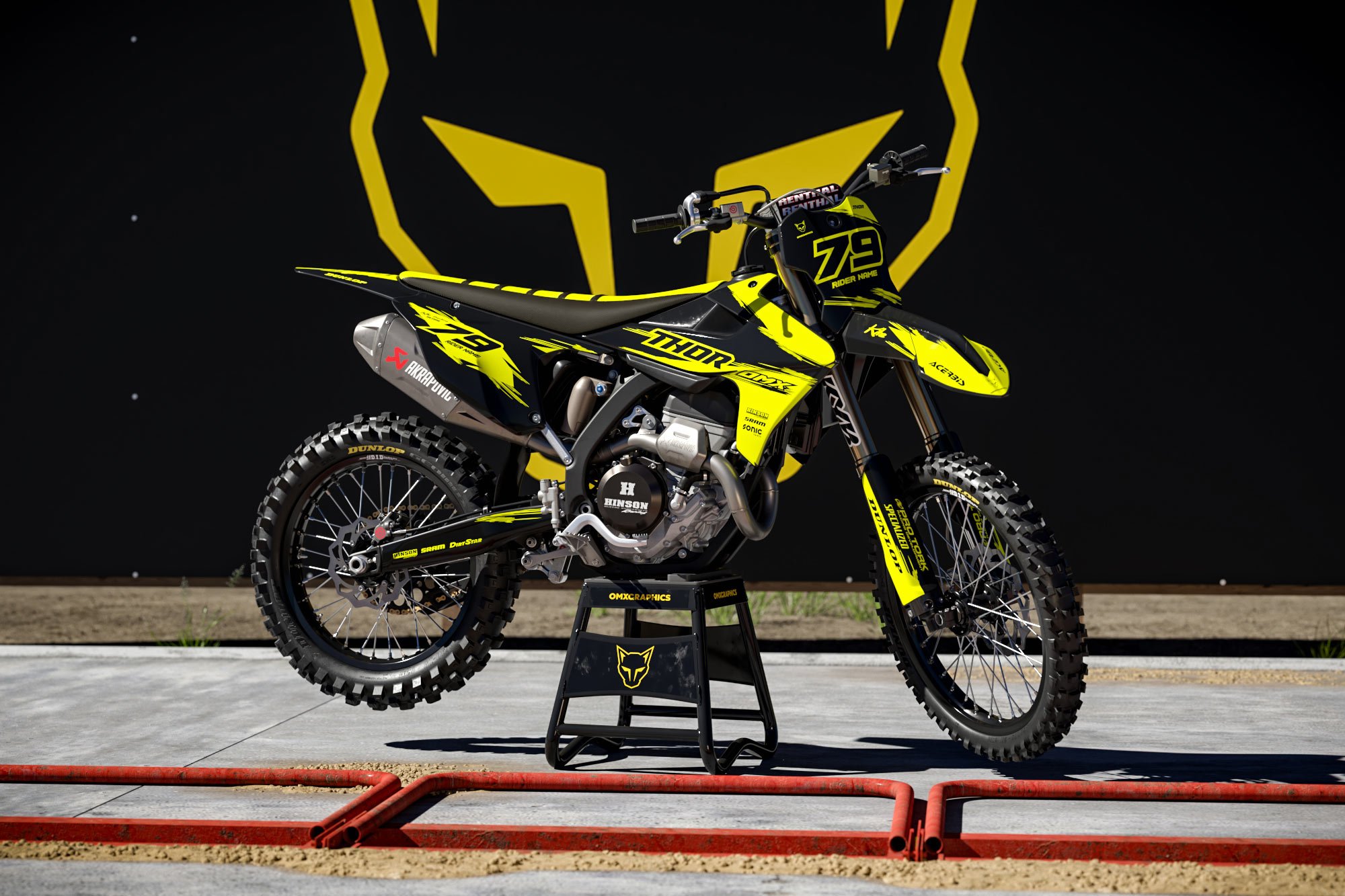Mx Graphics for Triumph Dirt Bike Punch Promo