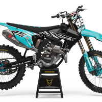 Mx Graphics for Triumph Girt Bike Ripcore Blue