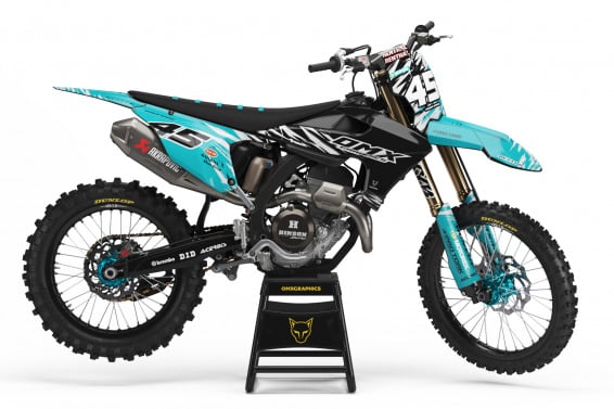 Mx Graphics for Triumph Girt Bike Ripcore Blue