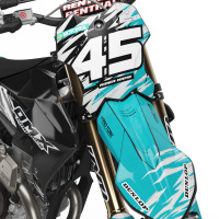Mx Graphics for Triumph Girt Bike Ripcore Blue Front