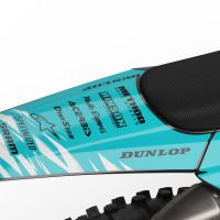 Mx Graphics for Triumph Girt Bike Ripcore Blue Tail