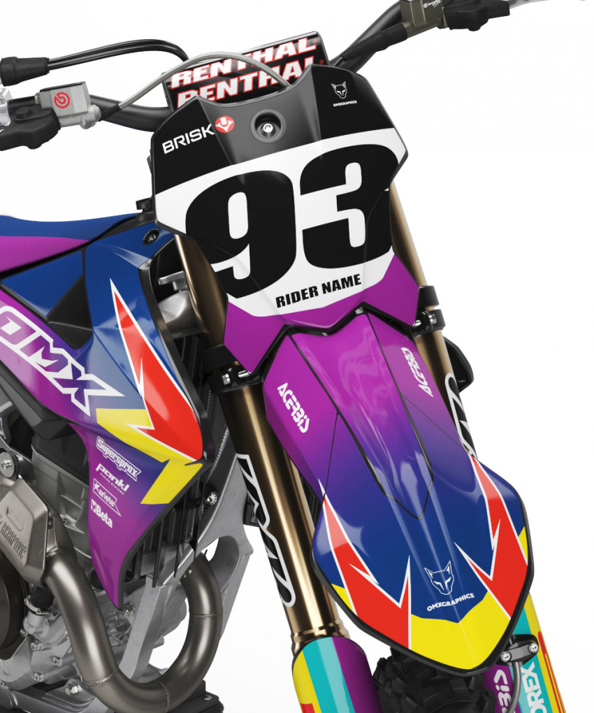 Team Mx Graphis for Triumph Dirt Bike 2 Front