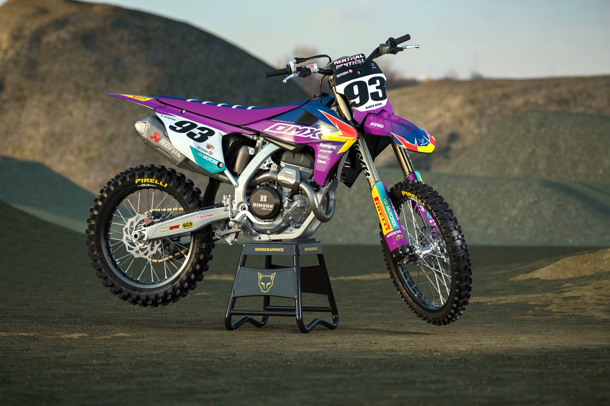 Team Mx Graphis for Triumph Dirt Bike 2 Promo