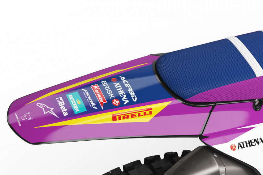 Team Mx Graphis for Triumph Dirt Bike 2 Tail