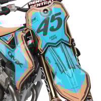 Toon Graphics for Triumph Dirt Bike Front