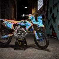 Toon Graphics for Triumph Dirt Bike Promo