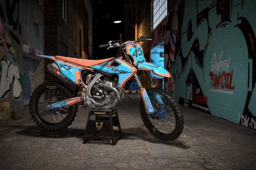 Toon Graphics for Triumph Dirt Bike Promo