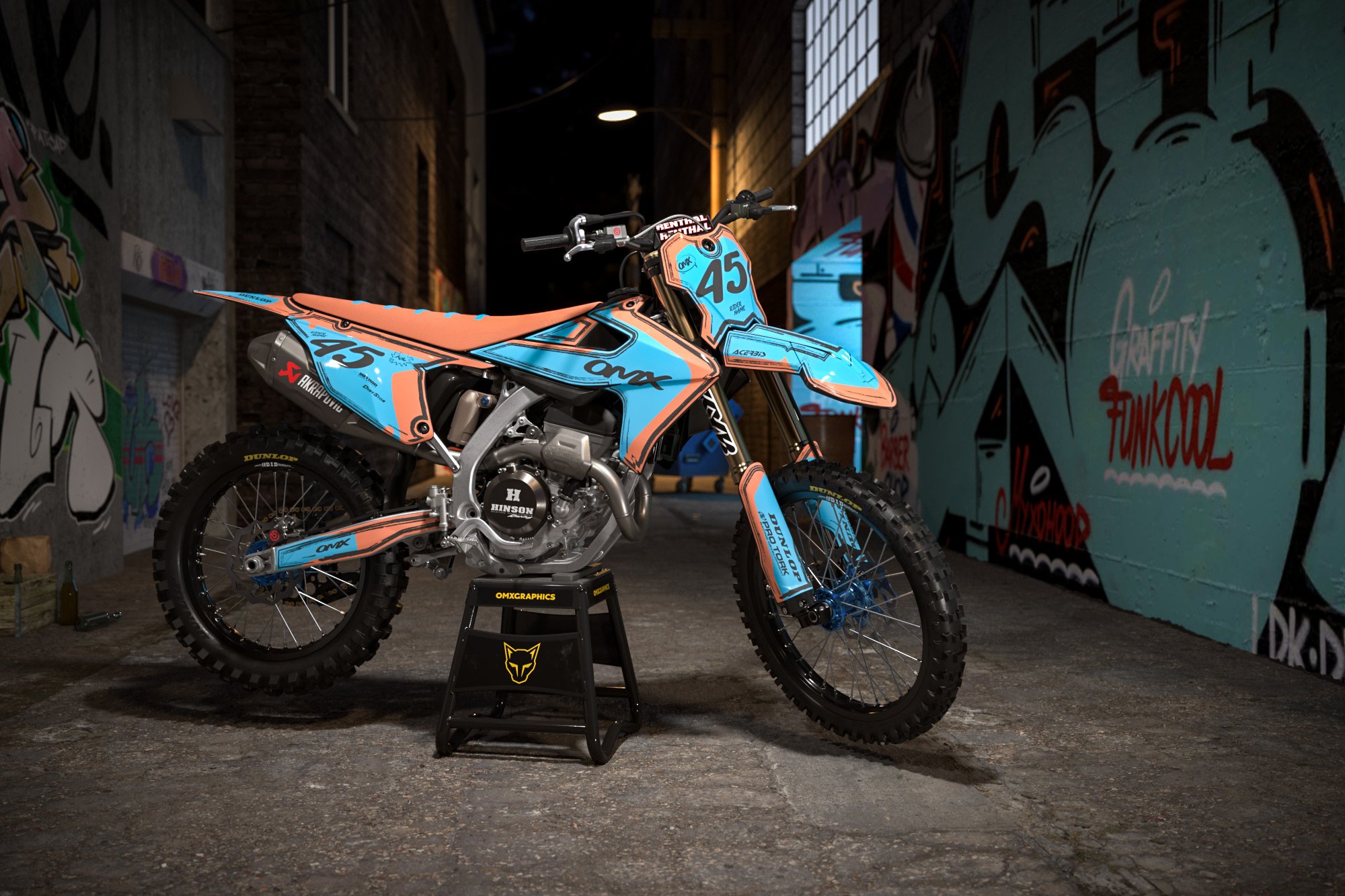 Toon Graphics for Triumph Dirt Bike Promo