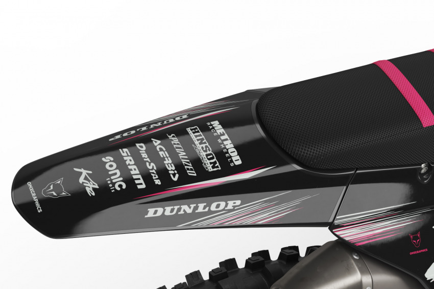 Triumph Dirt Bike Graphics Kit Hellthorn Tail