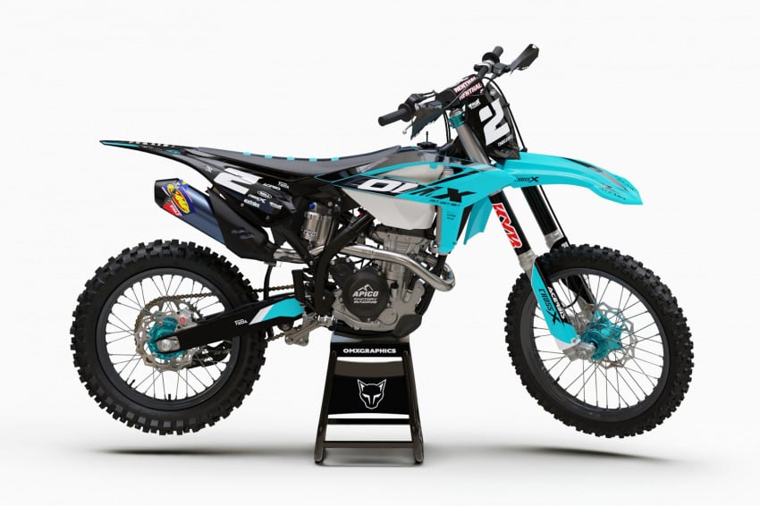 Dirt Bike Graphics for Beta Corsa Blue