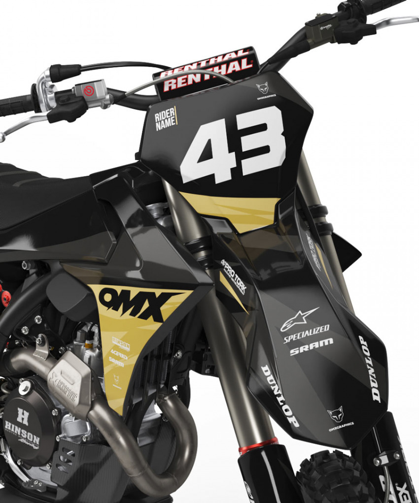 Dirt Bike Graphics for GasGas Frost Front