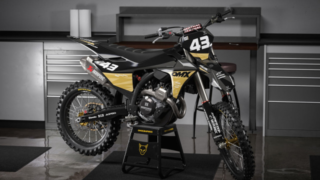 Dirt Bike Graphics for GasGas Frost Promo