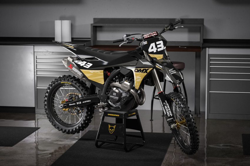 Dirt Bike Graphics for GasGas Frost Promo