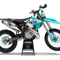 Dirt Bike Graphics for Sherco Local Blue