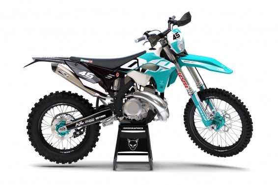 Dirt Bike Graphics for Sherco Local Blue