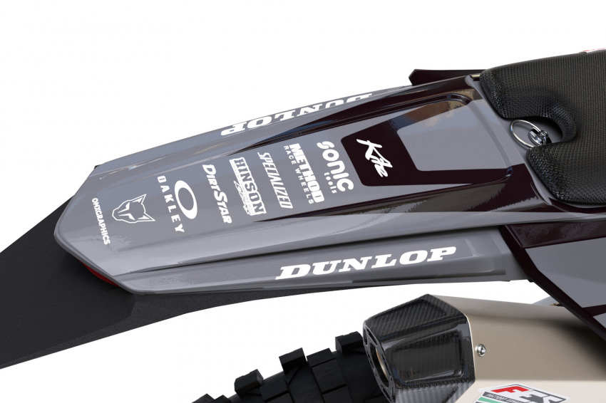 Dirt Bike Graphics for Sherco Local Blue Tail