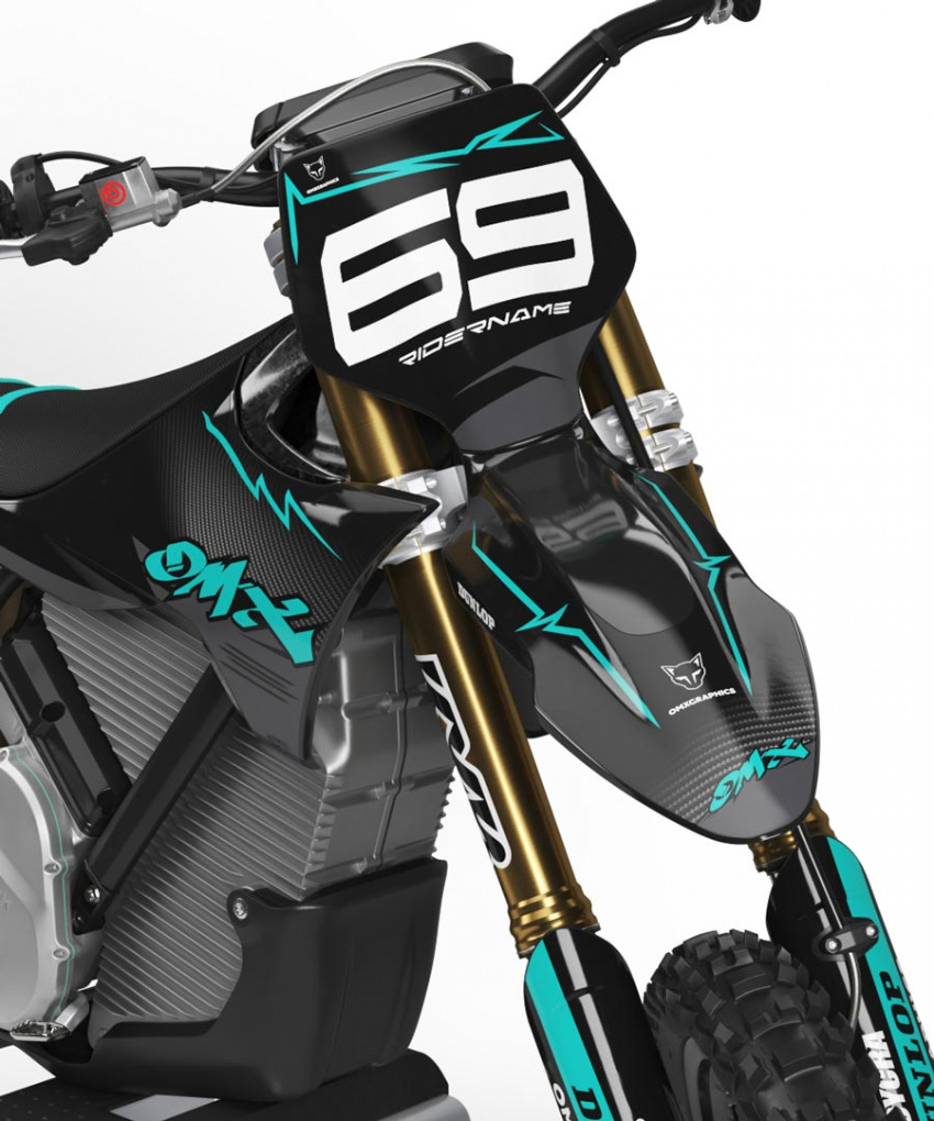 Dirt Bike Graphics for Stark Varg Carbon Front