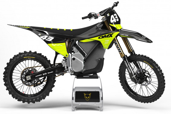 Dirt Bike Graphics for Stark Varg Frost Lime