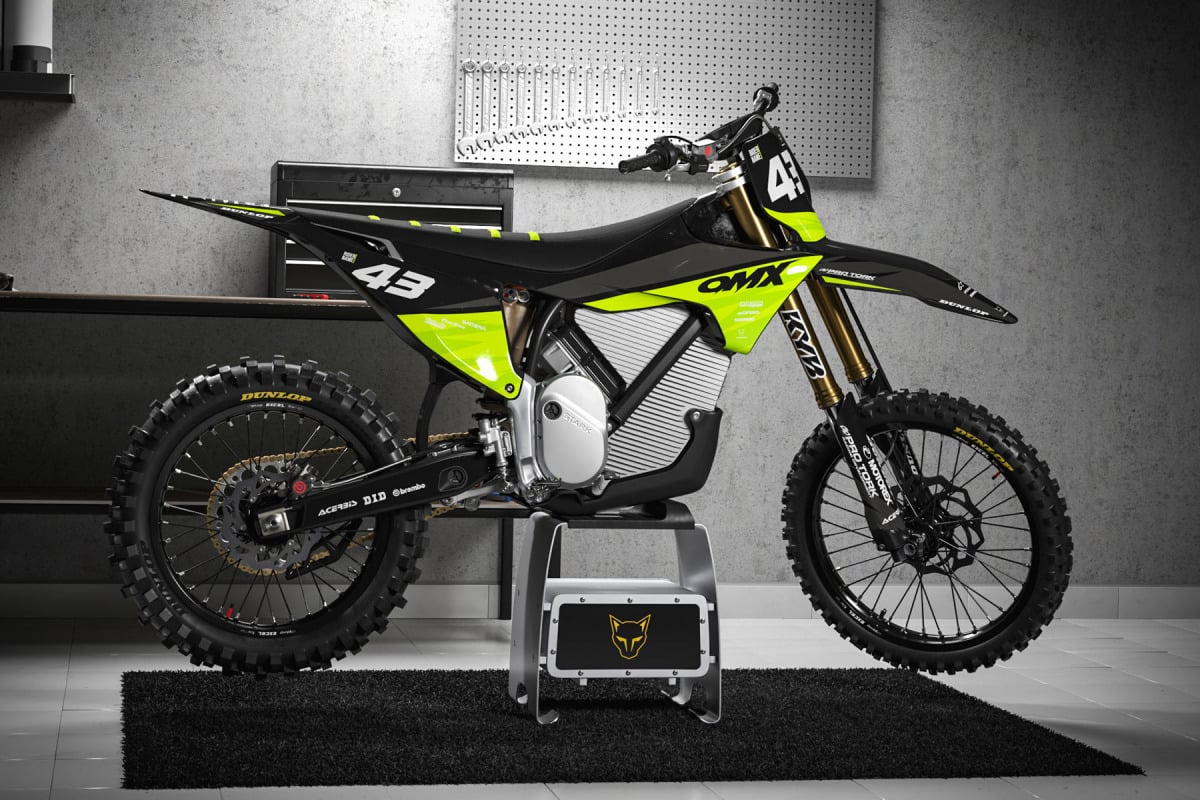 Dirt Bike Graphics for Stark Varg Frost Lime Promo
