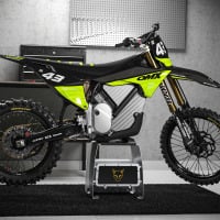Dirt Bike Graphics for Stark Varg Frost Lime Promo