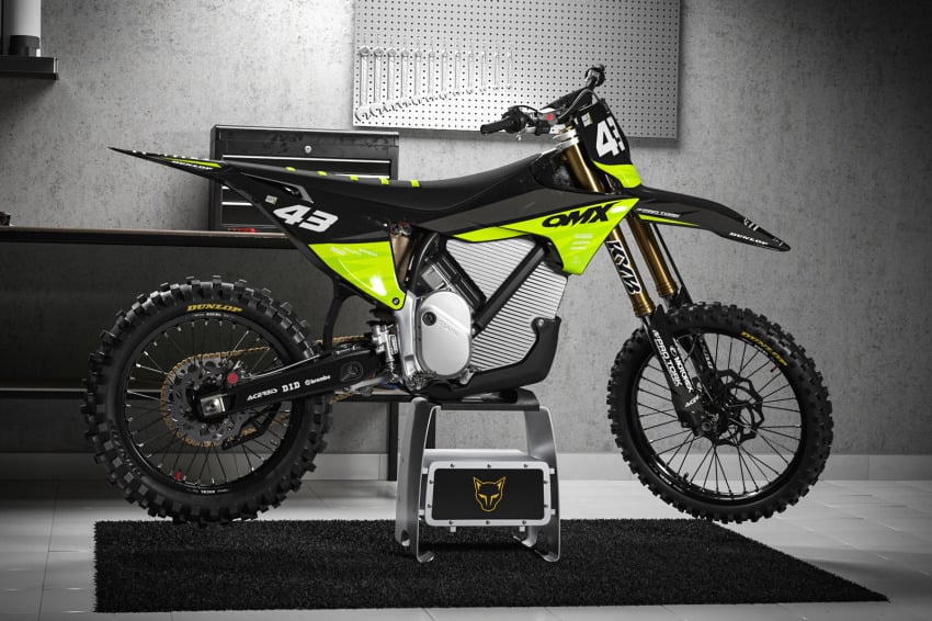 Dirt Bike Graphics for Stark Varg Frost Lime Promo