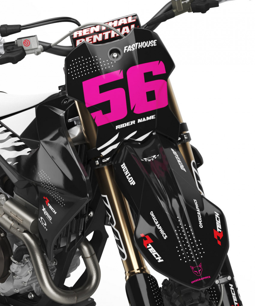 Dirt Bike Graphics for Triumph Wild Front