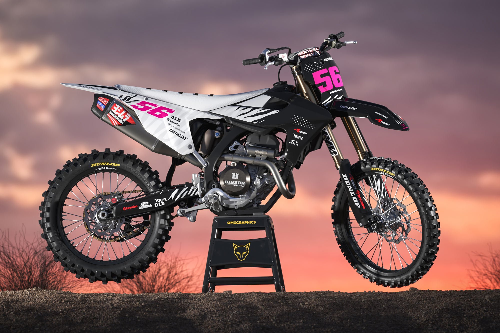 Dirt Bike Graphics for Triumph Wild Promo
